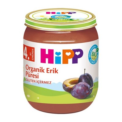 organik erik püresi